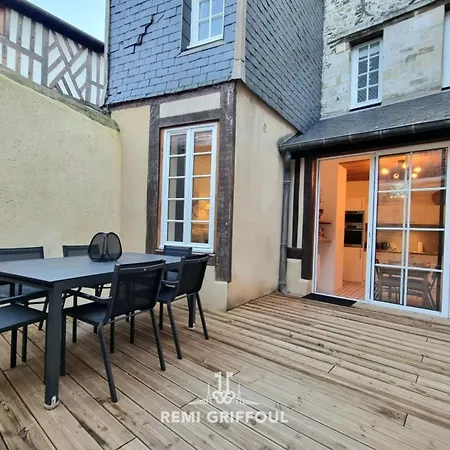 Lägenhet La De Champlain Terrace Center 2 Guests Honfleur